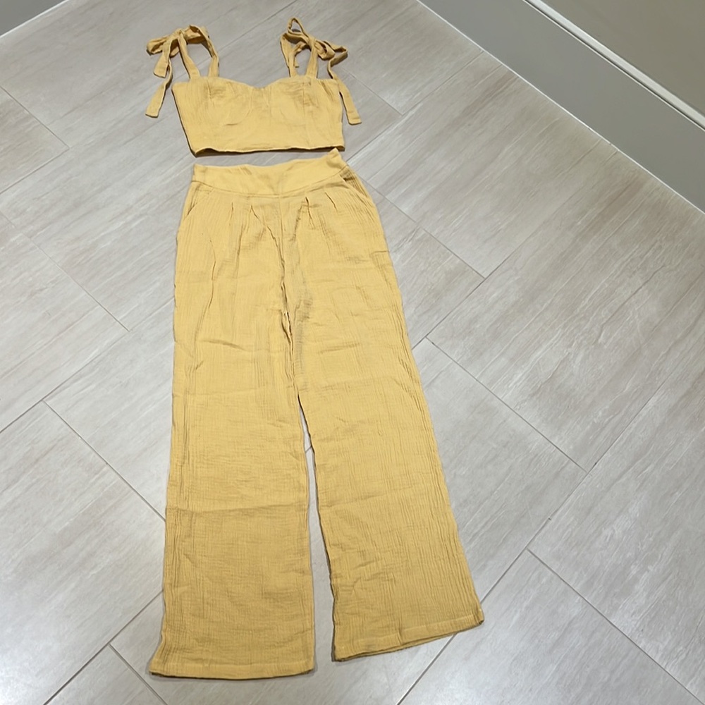 Fore Summer Halter Pants Set Small